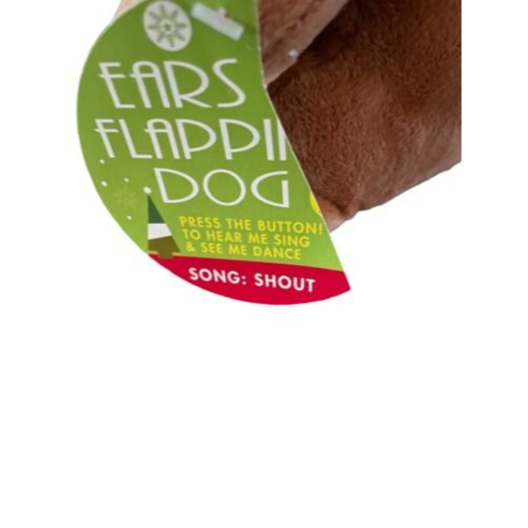 Christmas Sounds and Lights Animatronics Puppy Ears Flapping Dog - Picture 4 of 4